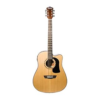 Guitare Washburn Folk Apprentice D5CE natural - Les Beatles, Paul McCartney, John Lennon, RIngo Starr, George Harrison