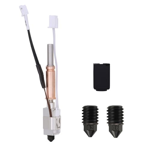 Upgrade Hotend Kit für Kobra 3 24V 60W Keramikheizung Druckkopf Hot End Kit mit 0 2/0 4/0 6 mm Düse aus gehärtetem Stahl für Kobra 3 Kobra 3 Combo