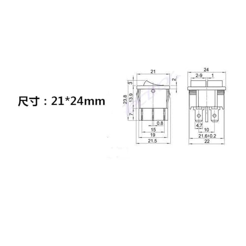 Interruptor de deformación KCD5 para reparar electrodomésticos del hogar y sistemas de iluminación 4