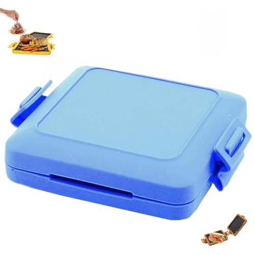 Micros Munchy Microwave Toastie Maker 2024 New Microwave Toasted Sandwich Maker Wireless Microwavable Toastie Makers Sandwich Machine for Toastie Panini for Home Pacnic (Blue)