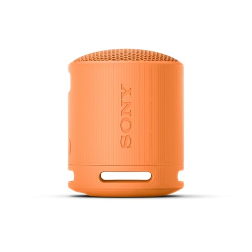 Sony SRS-XB100 Alto-falante portátil sem fio Bluetooth leve e supercompacto, extradurável, IP67, à prova d'água e à prova de poeira, bateria de 16 horas, alça versátil e chamadas sem... glide