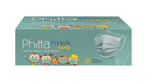 Máscara Phitta Mask Infantil Kids Descartável 20 Unidades (1 Cx)