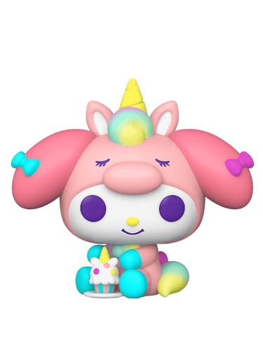 Epic Collectibles Hello Kitty and Friends - My Melody Unicorn Party Vinyl Figure Collectibles Bundle with Compatible Funko Box Pop Protector - Thumbnail 3