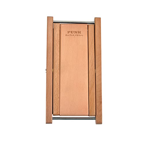 NUZAMAS Repose-pieds réglable en bois massif pour guitare, pliable, hauteur et angle réglables, très résistant, 27 cm x 13 cm
