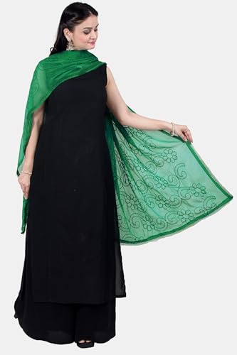 Chandrakala Chiffon Dupatta for Women,Shawl Scarf Wrap Chunni,(D285-P)3