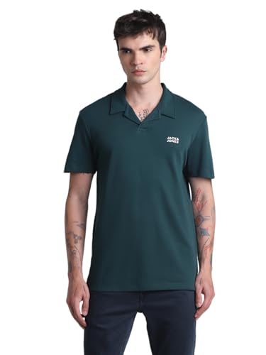 Image of Jack & Jones Polo Collar Slim Fit Pure Cotton T-Shirt