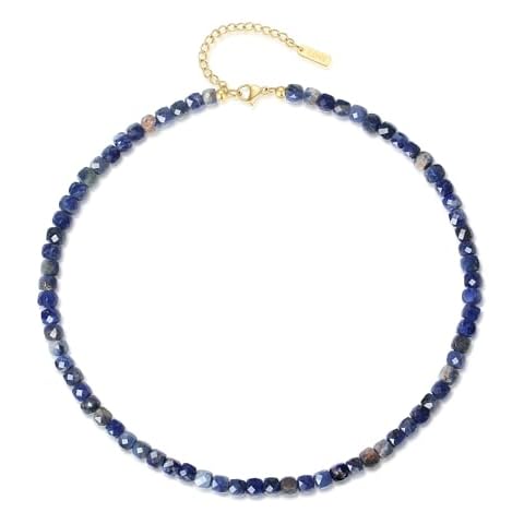 COAI Sodalite Beaded Necklace for Women Cover