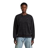 Un aspecto original G-STAR Washed A-Line Script Sweater para Mujer