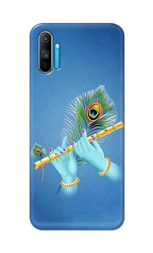 Image of PRINTFIDAA Printed Hard Back Cover Case for Realme C3 | Realme C3i Back Cover (Flute in Krishna Hands) -112
