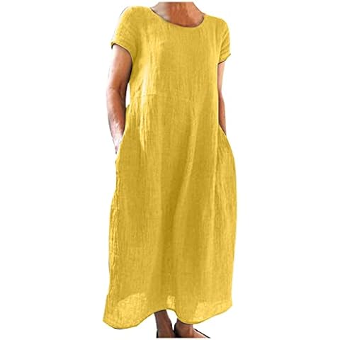 Robe en Lin Femme Été Générique Cover