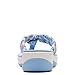 Clarks Arla Glison Flip-Flop, Blue Synthetic, 12 Medium