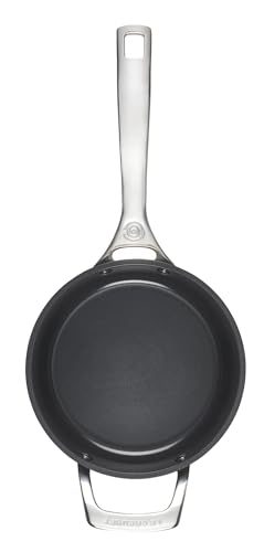 Image of Le Creuset Essential Non-stick Ceramic Saucepan with Glass Lid, 3 qt.