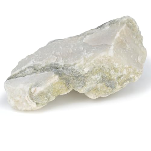 Image of EISCO Raw Fine White Marble, Metamorphic Rock Specimen - Approx. 1 inch - Geologist Selected & Hand Processed - Great for Science Classrooms