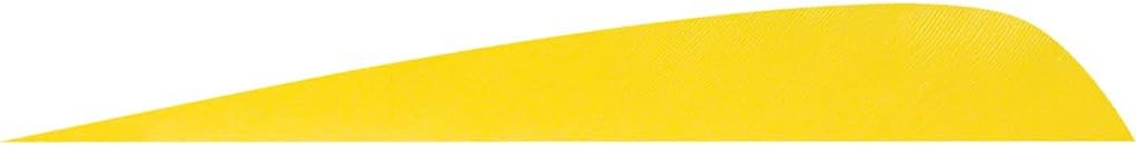 Gateway Parabolic Feathers Flo Yellow 4 in. RW 50 pk.