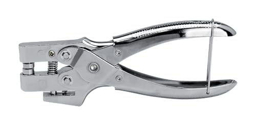 Rapid RP05 Ösenzange Set mit Lochfunktion – Inklusive 105 Ösen (4 mm), Verchromt, Für Leder, Textilien, Schuhe, Segeltuch – 2-in-1 Ösenzange und Lochzange