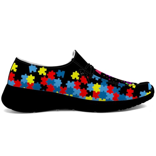 Quorax Loafers for Women Men Autism Shoes Slip-on Shoes Autism Awareness Gifts for Men Women4