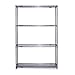 Adjust Shelving, 4-Shelf, 74Hx24Wx60L