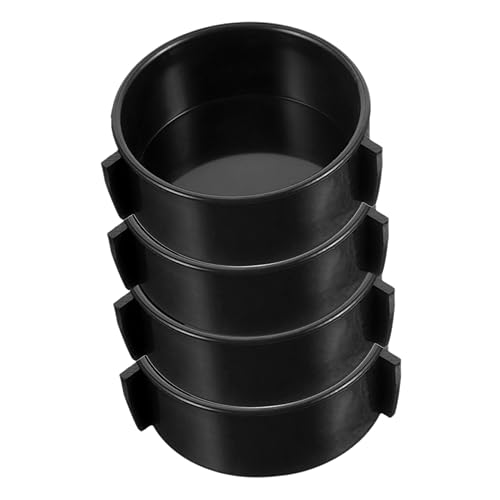 Mikikit 4Pcs Reptile Dishes Wear Water Bowls for Lizards and Animals Easy to Move Food Holder for Reptile Habitats and Feeding Needs