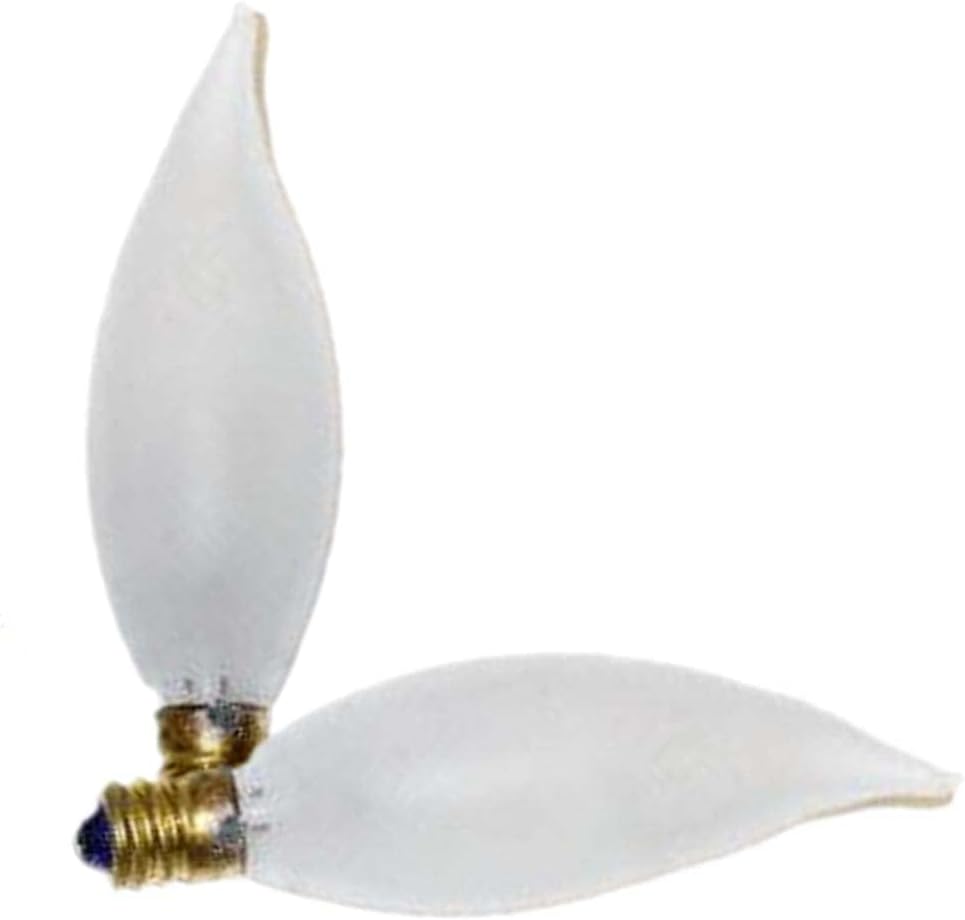 Westinghouse Decorative Flame Tip Light Bulb 15 W 90 Lumens Candelabra 3-5/8 In. Frosted Card / 2