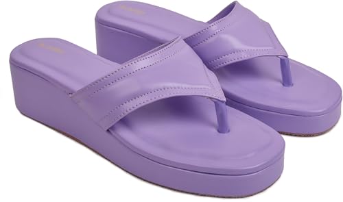 Image of Action Women's Platform Sandals| Slip-On Style with Ruched Strap| Heel Green