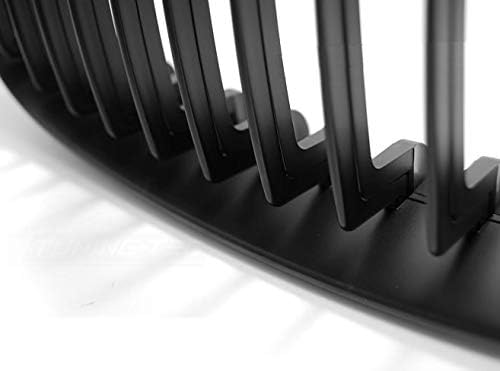 Front Grill Compatible with BMW 1 Series E81 E87 Hatchback 3 Doors 5 Door 2007 2008 2009 2010 2011 RS-131 Front Central Sport GrillReplacement Kidney Grille Grill Black Matt