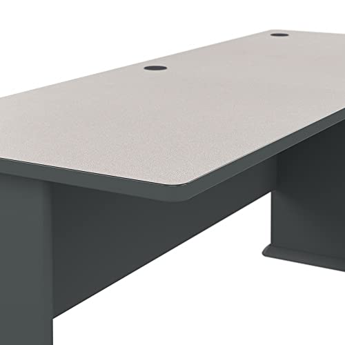 Bush Business Furniture Series A 72W Desk In Slate And White Spectrum #TOP5