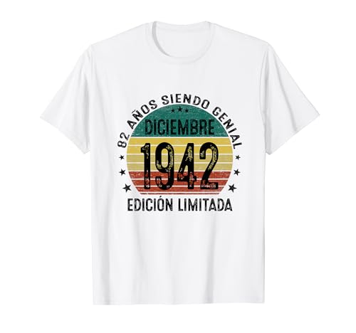 Diciembre 1942 82 Años Cumpleaños Hombre Nacido En 1942 Camiseta