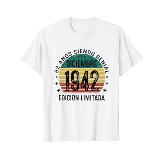 Diciembre 1942 82 Años Cumpleaños Hombre Nacido En 1942 Camiseta