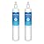 Waterdrop Replacement for GE® RPWFE®, RPWF (Built-in CHIP) Refrigerator Water Filter, Compatible with GFE28GYNFS, GFE28GELDS, PFE28KELDS, PFE28KYNFS, GFD28GELDS, PWE23KELDS, PWE23KMKES, 2 Filters