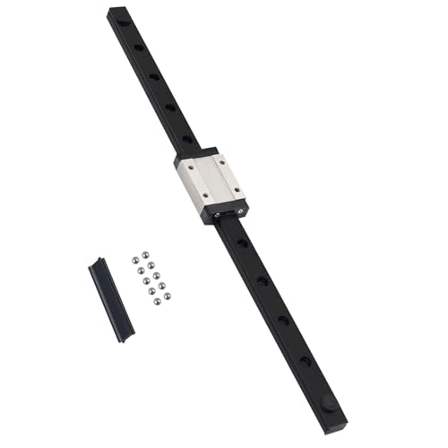 Rail de guidage linéaire MGN12 noir 400mm pour optimiser votre atelier CNC maison