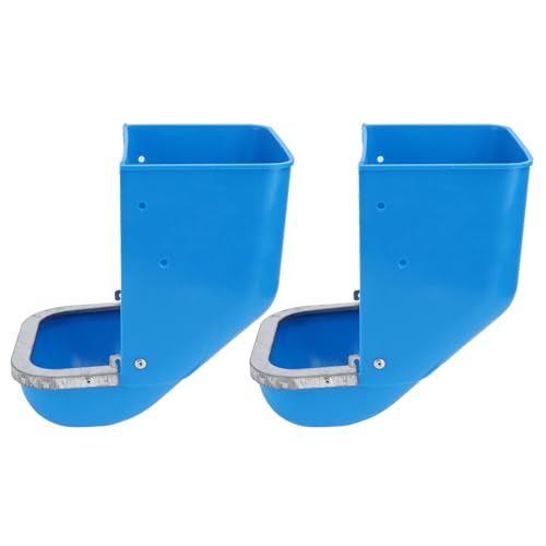 Gatuida - Gatuida 2pcs Large Capacity Rabbit Food Bowls Poultry Feed Buckets Thickened Feed Pans Farm Feeders for Animals