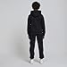 AEROPOSTALE Boys 3 Piece Outfit Set - Fleece Pullover Hoodie, Cargo Sweatpants, T-Shirt, Boys Activewear Set, Sizes 4-23 Black