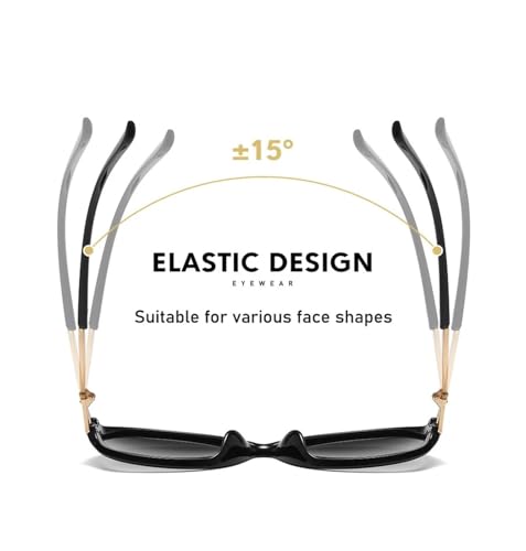 Lunettes de soleil polarisées en Al-Mg haut de gamme style carré homme - 7