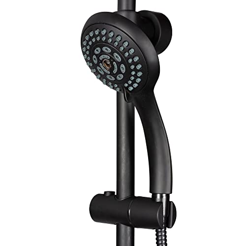 Pulse Showerspas 1028-Mb-1.8Gpm Matte Black Lanikai Showerspa Shower System, 1.8 Gpm #TOP2
