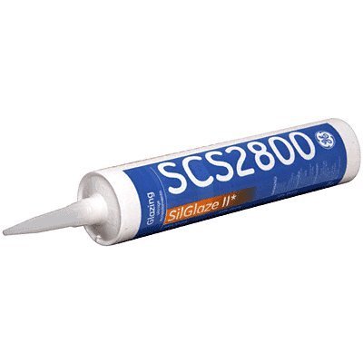 CRL White GE SilGlaze II Silicone Sealant by CR Laurence