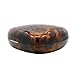 QMLGB Stylish Women Acrylic Evening Clutch Heart Shape Handbag Amber Top Handle Purse Bag for Party Prom Cocktail, Amber