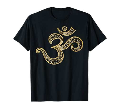 Om Symbol Yoga Meditation Namaste Spiritual Mantra Mandala Camiseta