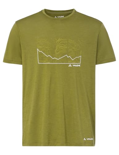 T-Shirt Homme Tekoa Wool VAUDE Maillot de Sport Respirant en Laine Mérinos