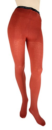Foot Traffic Women's Signature Combed Cotton Tights, Soft Tights for Women
