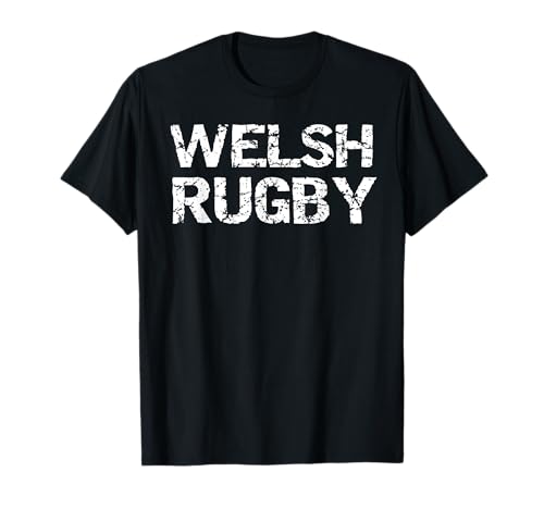 Distressed Wales Rugby citazione regalo per uomo gallese Rugby Maglietta