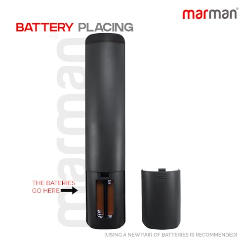 Image of marmanCompatible with Thomson Smart TV Remote Control Suitable for Android LED FHD UHD & 4K TV Non Voice Command with Streaming Apps Like Netflix, YouTube and Prime Video