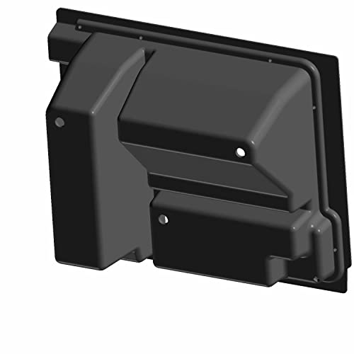 Polaris Ranger Underseat Storage, Center, Gloss Black, Genuine OEM Part 5454379-070, Qty 1