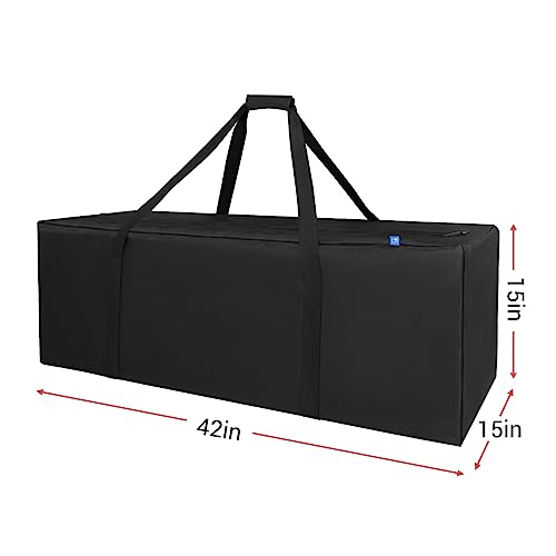 Image of COOLBEBE 42 inch Sports Duffle Bag - 150L Extra Large Travel Duffel Luggage Bag with Upgrade Zipper, Sturdy & Water Resistant, Black