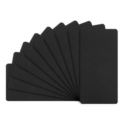 Feuilles aluminium anodisé M METERXITY plaques 7,6x4,1cm pour gravure sans perçage