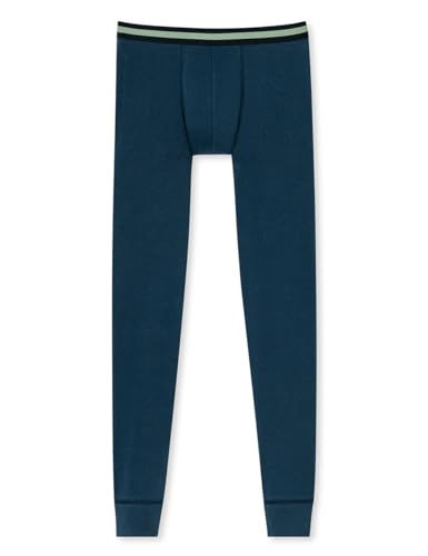 Schiesser Jungen Lange Unterhose Bio Baumwolle-Sportwäsche Unterwäsche, Nachtblau_181957, 164