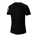 NEARTIME Men's Tee, Summer Casual Short Sleeve T-Shirt for Men Sport Clothes (M, Black)