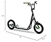 Mongoose Expo Scooter, Ages 6+, 12-Inch Air-Filled Wheels, BMX-Style Handlebars, Steel Frame, Wide Foot Deck, Axle Pegs, Freestyle Gyro Brake Rotor, Kick Scooter for Boys and Girls