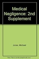 Medical Negligence 1847030238 Book Cover