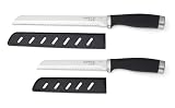 Hampton Forge Silverware Set, Epicure Bread Knives 2 Piece, Stainless Steel Material, Hand Wash, Kitchen Utensils, Cutlery Set...