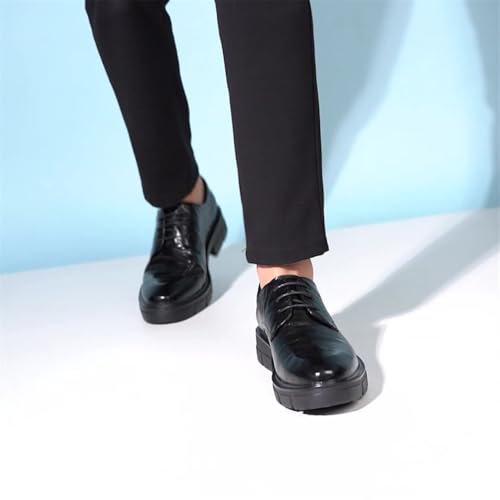 UCUZMI Men's Leather Dress Shoes Comfortable Invisible Height Increasing Taller Oxford for Walking, Business, Party and Wedding4